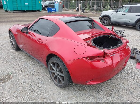 JM1NDAM78H0104285 2017 MAZDA MX-5 MIATA RF Красный Задняя левая четверть