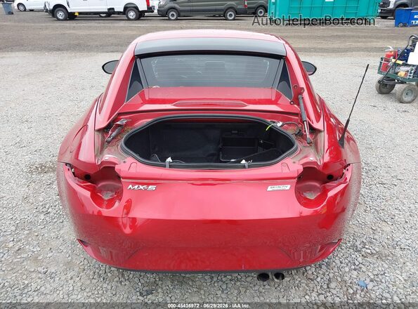JM1NDAM78H0104285 2017 MAZDA MX-5 MIATA RF Красный Вид спереди