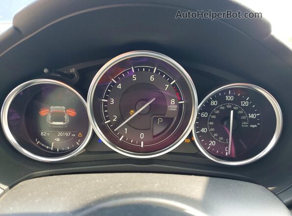 JM1NDAM78K0301139 2019 MAZDA MX-5 Blue Widok zestawu wskaźników