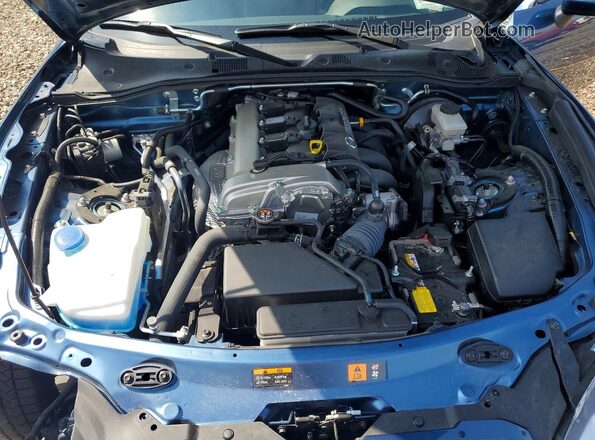 JM1NDAM78K0301139 2019 MAZDA MX-5 Blue Widok wnętrza z tyłu