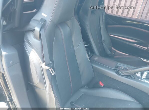 JM1NDAM78K0308821 2019 MAZDA MX-5 MIATA RF Black Vista de la etiqueta del VIN