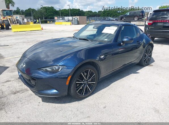 JM1NDAM7XS0651145 2025 MAZDA MX-5 MIATA RF Синий Передняя левая четверть