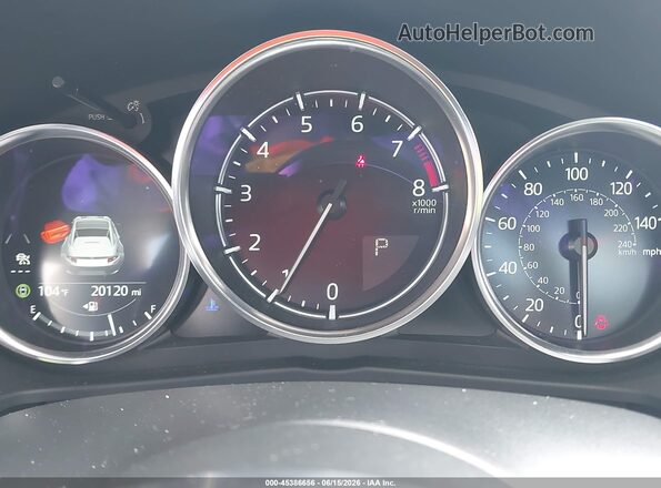 JM1NDAM7XS0651145 2025 MAZDA MX-5 MIATA RF Синий Вид задних сидений