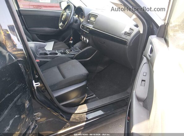 JM3KE2BE6G0877155 2016 MAZDA CX-5 Black Front interior view