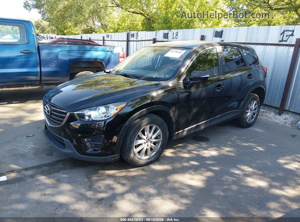 JM3KE2BE6G0877155 2016 MAZDA CX-5 Black Front left