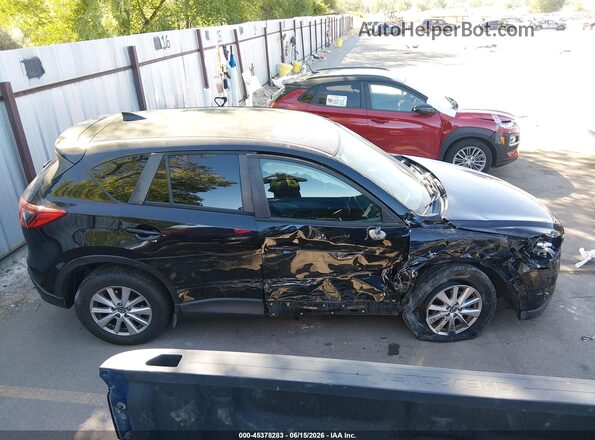 JM3KE2BE6G0877155 2016 MAZDA CX-5 Black Rear interior view