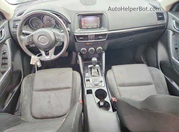 JM3KE2BY1G0905129 2016 MAZDA CX-5 Brown Widok deski rozdzielczej