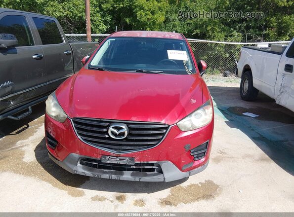 JM3KE2BY3G0645946 2016 MAZDA CX-5 Red ხელსაწყოთა პანელის ხედი