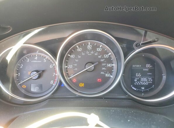 JM3KE2BY9G0631761 2016 MAZDA CX-5 Charcoal Vista del cuadro de instrumentos