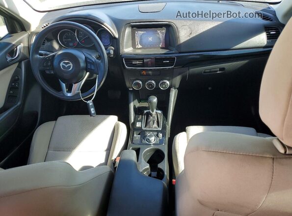 JM3KE2BYXG0756493 2016 MAZDA CX-5 Black Widok deski rozdzielczej