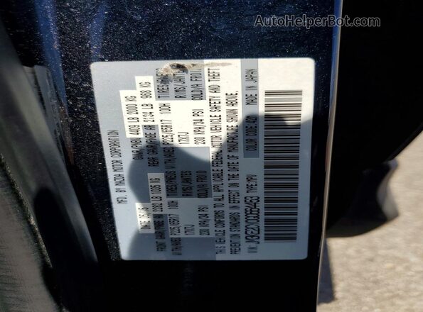 JM3KE2CY0G0664453 2016 MAZDA CX-5 Blue Widok naklejki z numerem VIN