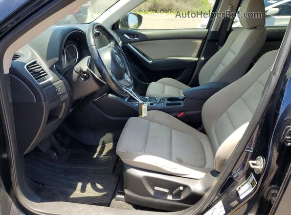 JM3KE2CY0G0664453 2016 MAZDA CX-5 Blue Widok wnętrza z przodu