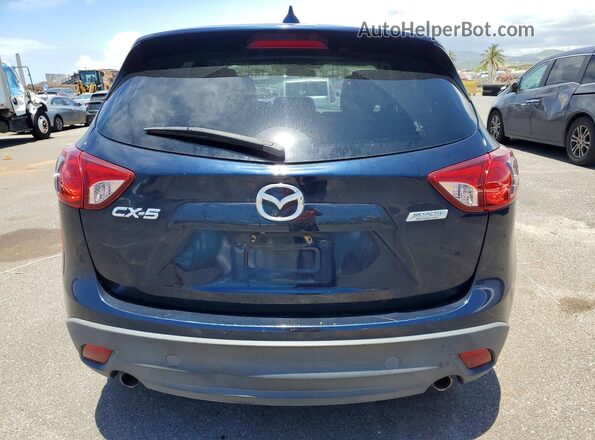 JM3KE2CY0G0664453 2016 MAZDA CX-5 Blue Widok z tyłu