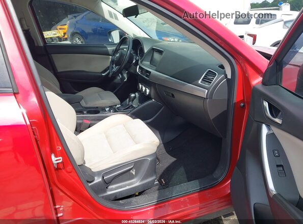 JM3KE2CY0G0732587 2016 MAZDA CX-5 Red Front interior view