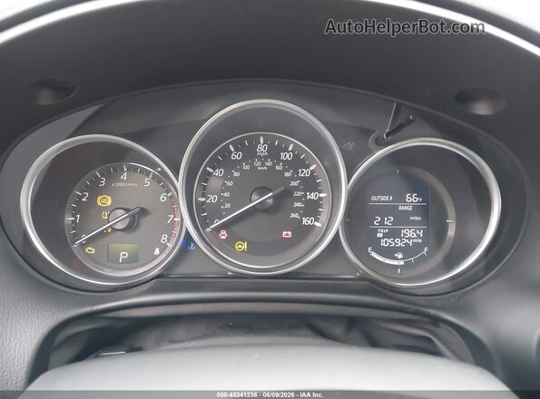 JM3KE2CY1G0698613 2016 MAZDA CX-5 Blue Հետևի նստատեղերի տեսք