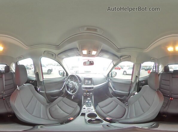 JM3KE2CY2G0821156 2016 MAZDA CX-5 Red Вид наклейки з VIN-кодом