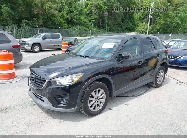 JM3KE2CY5G0619878 2016 MAZDA CX-5 Black Front left