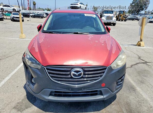 JM3KE2CY5G0816727 2016 MAZDA CX-5 Burgundy წინა ხედი