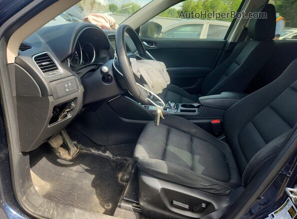 JM3KE2CY6G0818423 2016 MAZDA CX-5 Blue Widok wnętrza z przodu