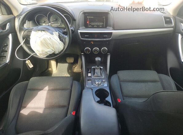 JM3KE2CY6G0818423 2016 MAZDA CX-5 Blue Widok deski rozdzielczej