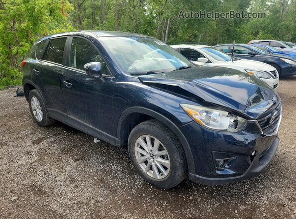 JM3KE2CY6G0818423 2016 MAZDA CX-5 Blue Przód prawy