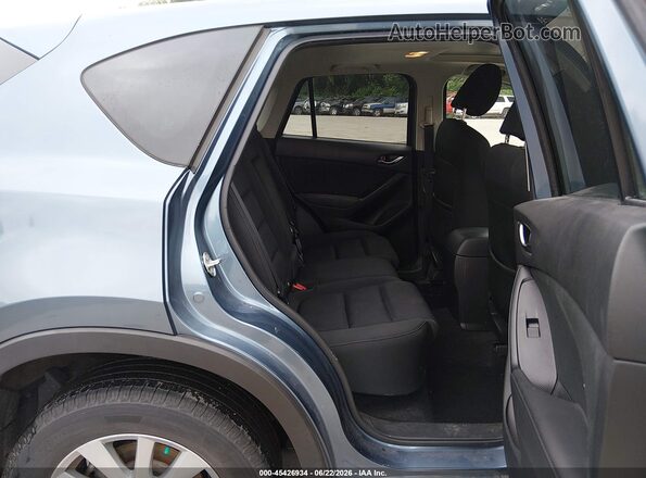 JM3KE2CY6G0826991 2016 MAZDA CX-5 Blue Vista de la etiqueta del VIN