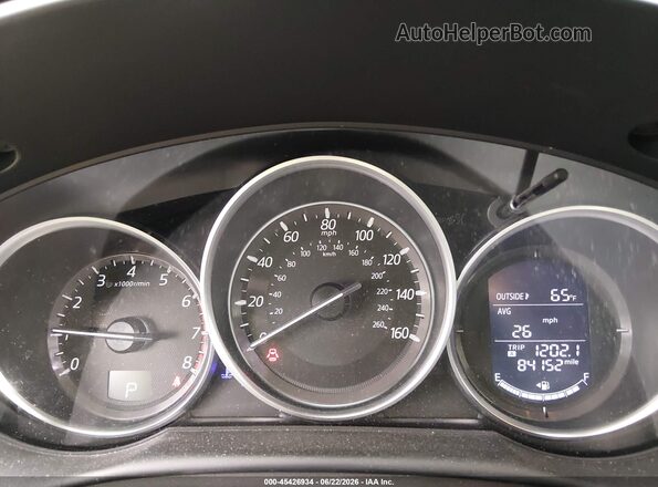 JM3KE2CY6G0826991 2016 MAZDA CX-5 Blue Vista de los asientos traseros