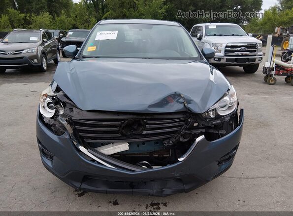 JM3KE2CY6G0826991 2016 MAZDA CX-5 Blue Vista del cuadro de instrumentos