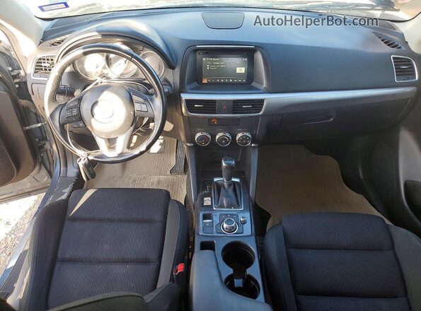 JM3KE2CY7G0685753 2016 MAZDA CX-5 Blue Vista del salpicadero