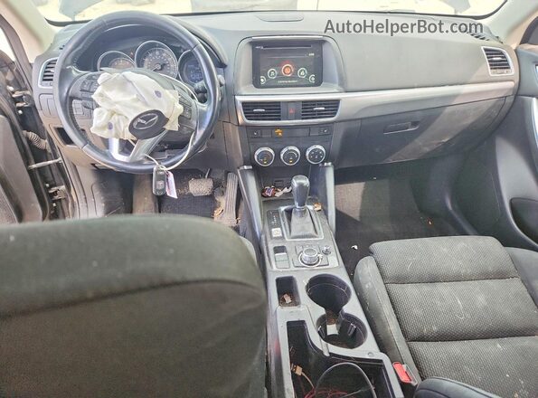 JM3KE2CY7G0771869 2016 MAZDA CX-5 Black Vista del salpicadero