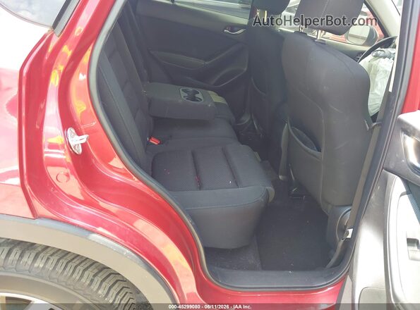 JM3KE2CY8G0757625 2016 MAZDA CX-5 Red Vista de la etiqueta del VIN