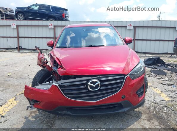 JM3KE2CY8G0757625 2016 MAZDA CX-5 Red Vista del cuadro de instrumentos