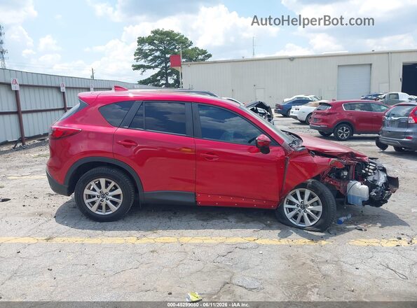JM3KE2CY8G0757625 2016 MAZDA CX-5 Red Vista interior trasera
