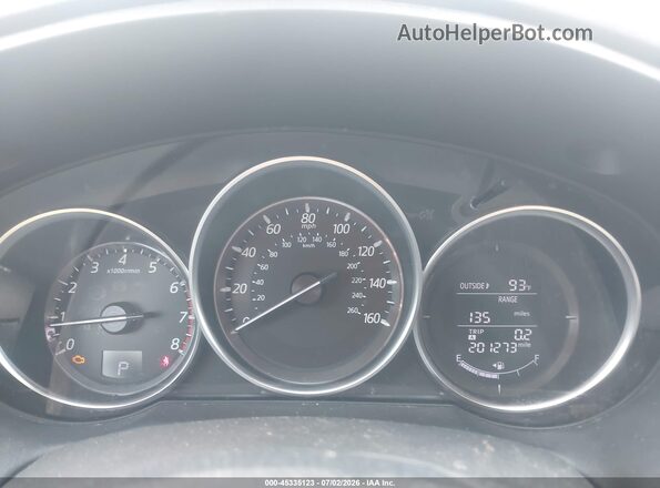 JM3KE2CY8G0769970 2016 MAZDA CX-5 Gray უკანა სავარძლების ხედი