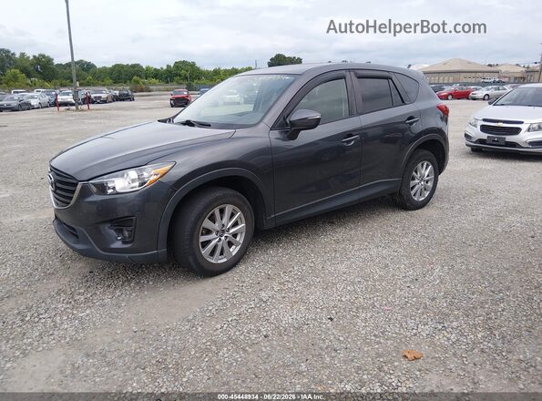 JM3KE2CY8G0919897 2016 MAZDA CX-5 Gray Առջևի ձախ երեք քառորդ տեսարան