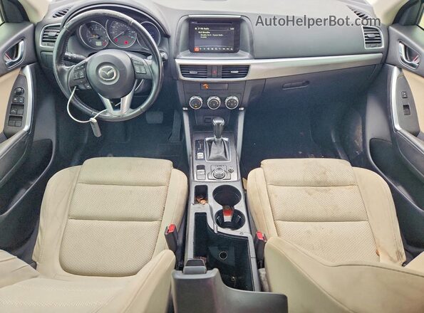 JM3KE2CY9G0660711 2016 MAZDA CX-5 White Առջևի վահանակի տեսք