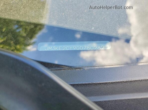 JM3KE2CY9G0780282 2016 MAZDA CX-5 Blue VIN sticker view