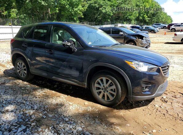 JM3KE2CY9G0780282 2016 MAZDA CX-5 Blue Front right