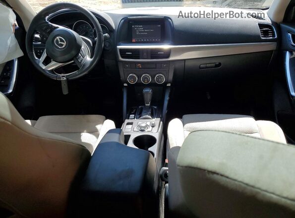 JM3KE2CY9G0780282 2016 MAZDA CX-5 Blue Dashboard view