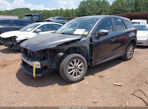 JM3KE2CYXG0693040 2016 MAZDA CX-5 Gray წინა მარცხენა ხედი სამი მეოთხედიდან