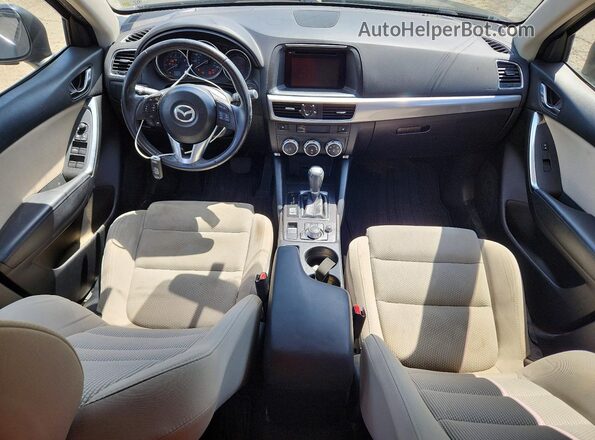 JM3KE2CYXG0886479 2016 MAZDA CX-5 Brown Widok deski rozdzielczej