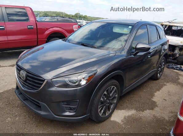 JM3KE2DY0G0854736 2016 MAZDA CX-5 Gray წინა მარცხენა ხედი სამი მეოთხედიდან