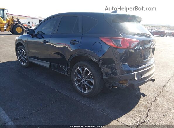 JM3KE2DY1G0908027 2016 MAZDA CX-5 Blue Rear left