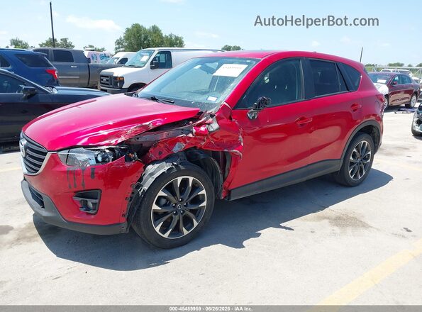 JM3KE2DY7G0745836 2016 MAZDA CX-5 Red Vista tres cuartos delantera izquierda