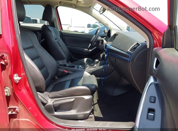 JM3KE2DY7G0745836 2016 MAZDA CX-5 Red Vista interior delantera