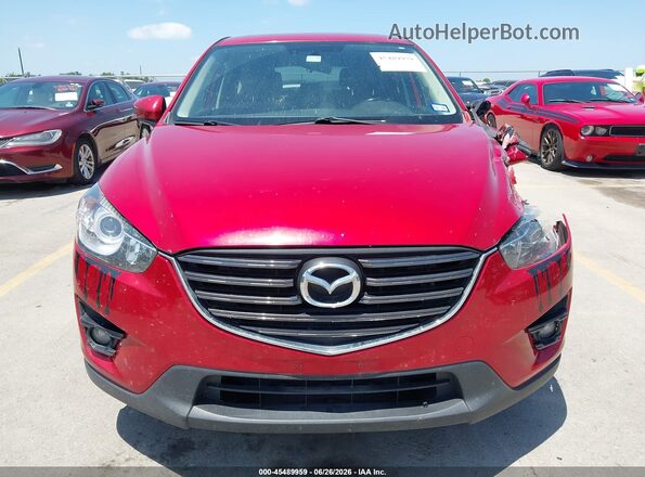 JM3KE2DY7G0745836 2016 MAZDA CX-5 Red Vista del cuadro de instrumentos