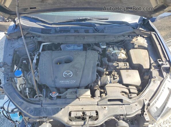 JM3KE2DY7G0749658 2016 MAZDA CX-5 Blue Вид підкапотного простору