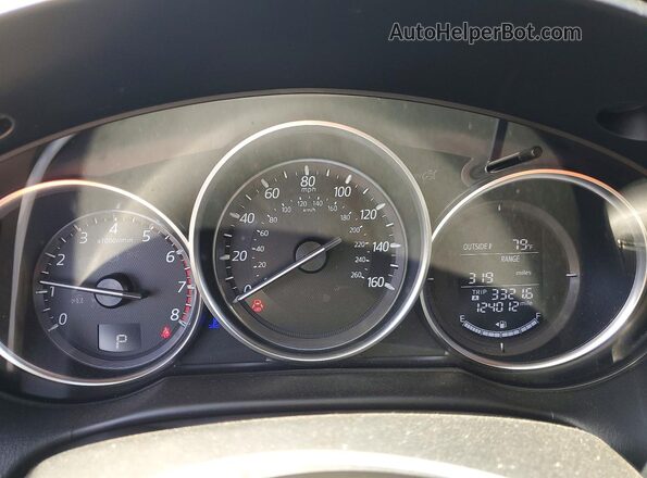 JM3KE2DY7G0749658 2016 MAZDA CX-5 Blue Вид щитка приладів