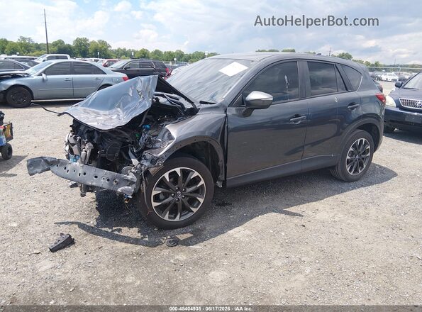 JM3KE2DY8G0712988 2016 MAZDA CX-5 Gray Front left