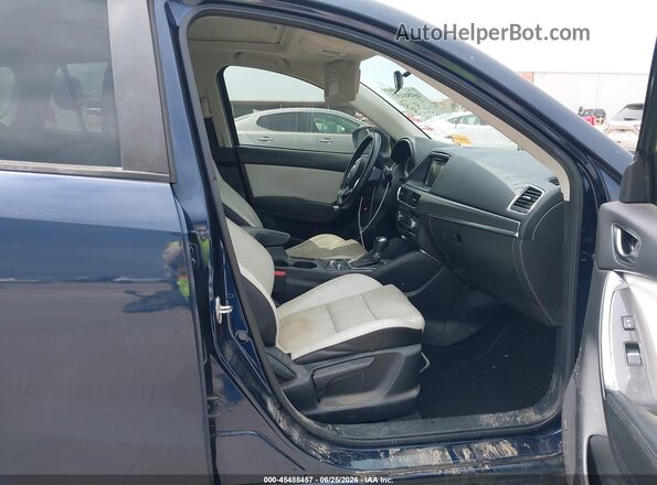 JM3KE2DYXG0906793 2016 MAZDA CX-5 Синий Вид салона спереди